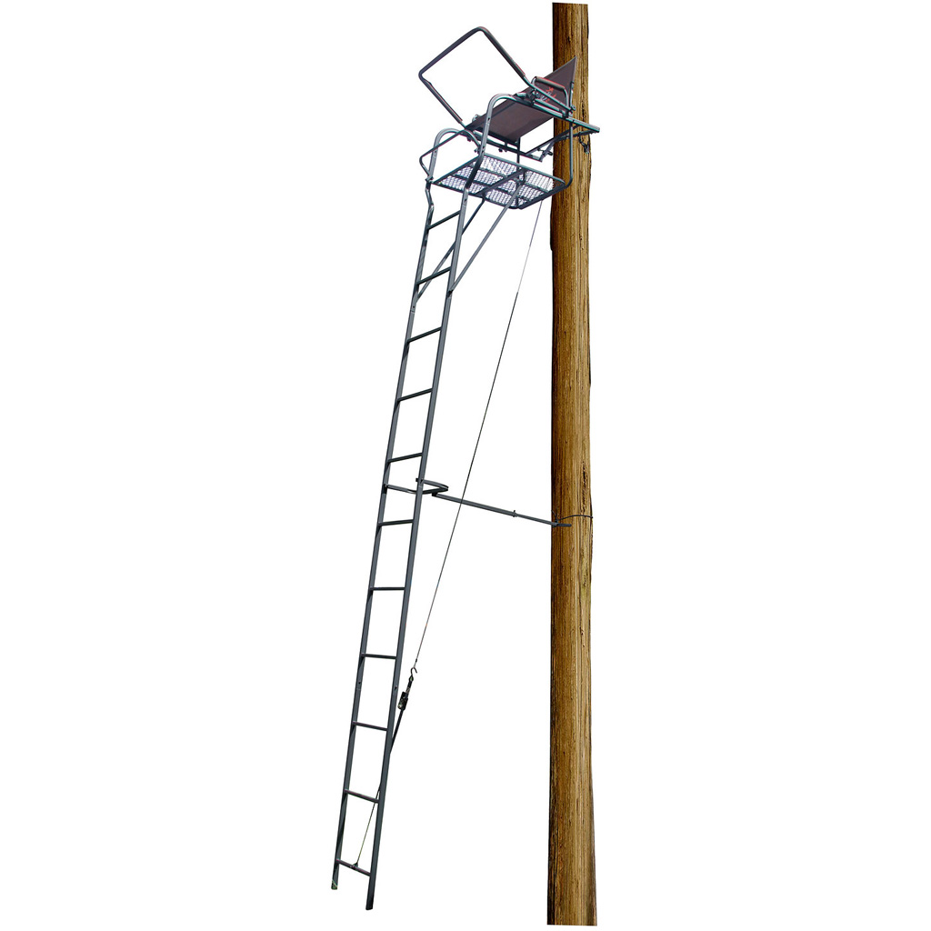 Trophy Treestands Maxgrip Elite Ladderstand Single Person 18.5 ft. - Image 2