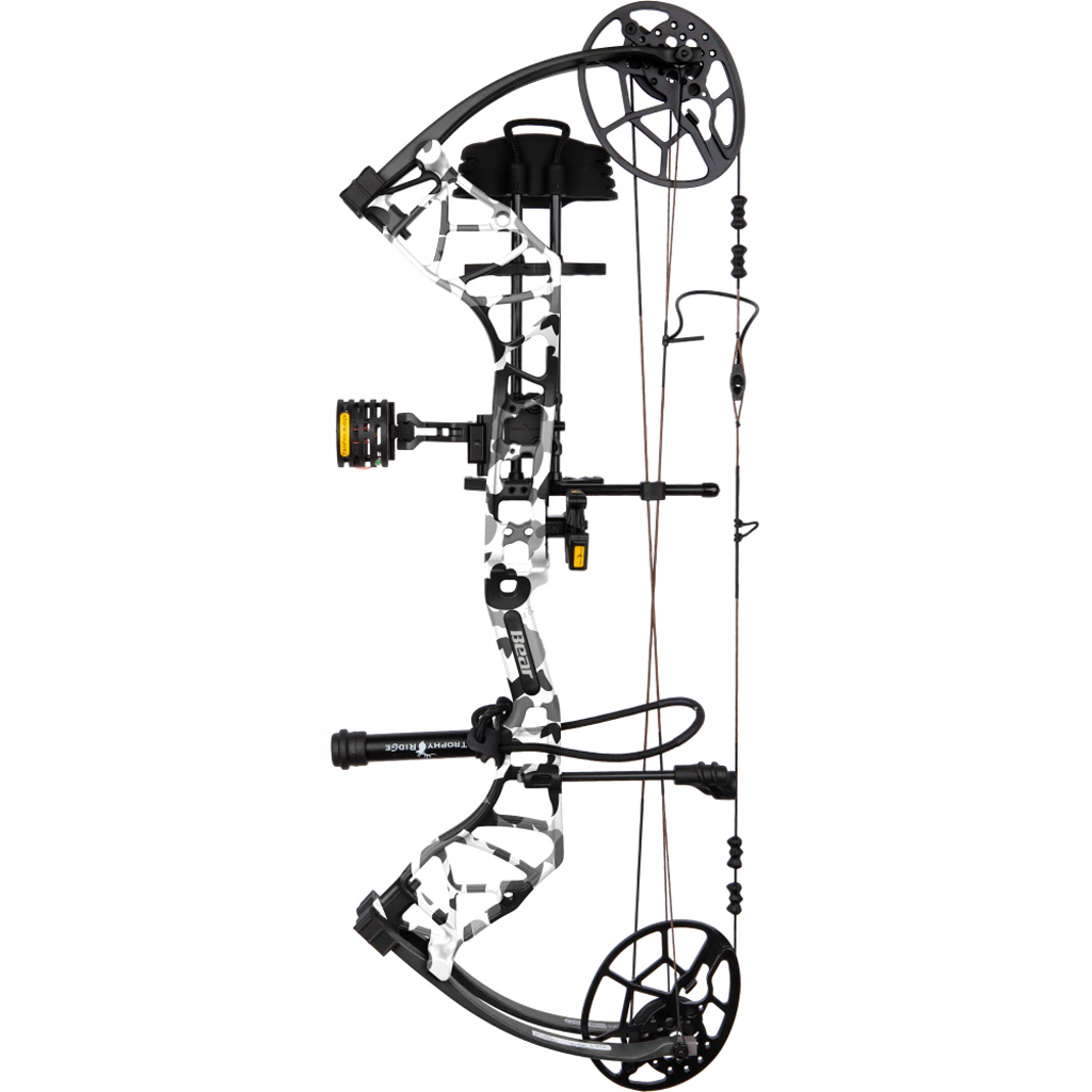 Bear Legit MAXX RTH Bow Package Fred Bear Whiteout/Black 70 lbs. LH - Image 3