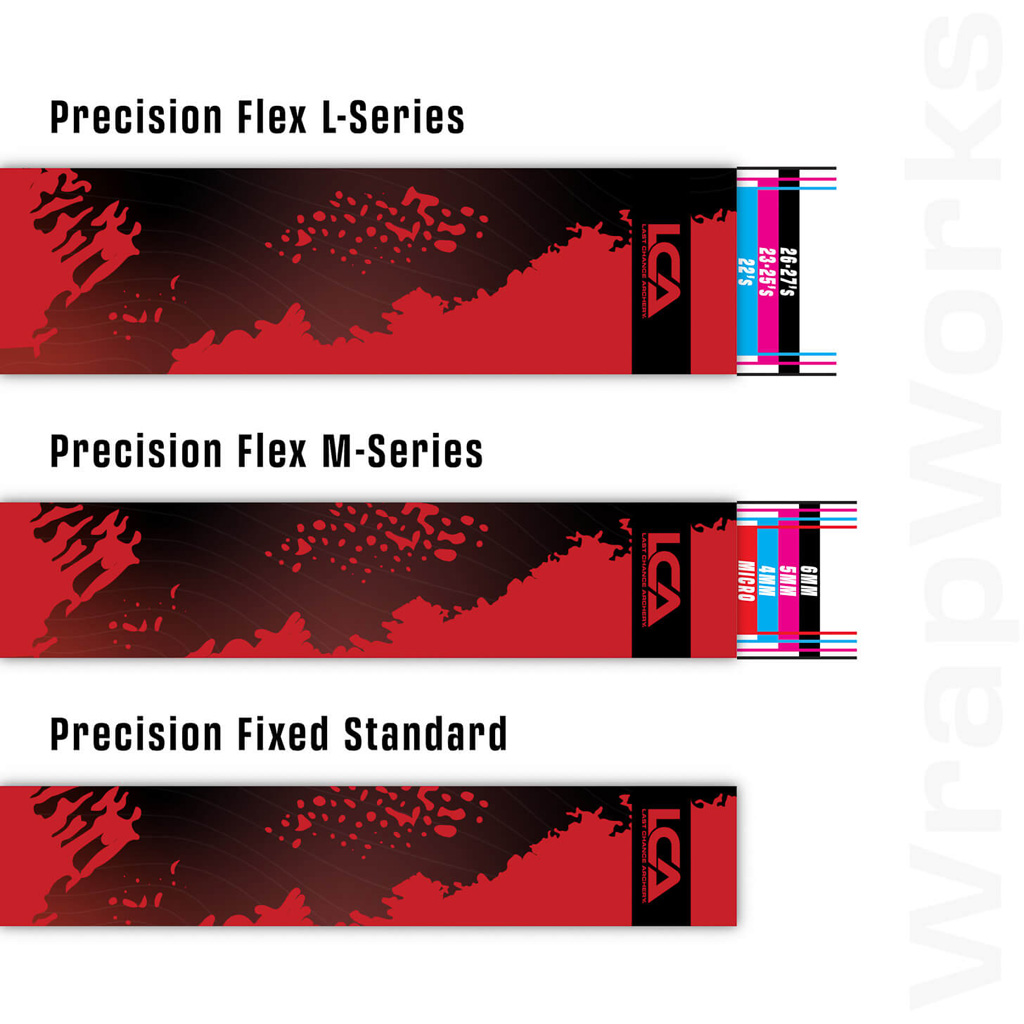 Last Chance WrapWorks Stock Color Burst Red/Black Flex Precision Flex L-Series - Image 3
