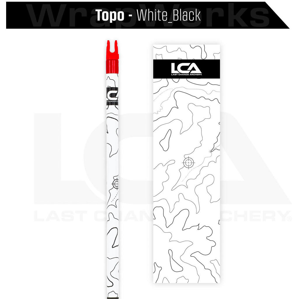 Last Chance WrapWorks Stock Topo White/Black Precision Flex L-Series - Image 2