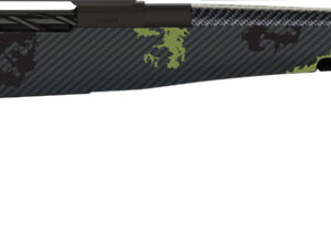 Fierce Firearms TROG300PRC22BF CT Rogue 300 PRC 3+1 22" Carbon Fiber Barrel, Black Cerakote Titanium Rec, Forest Camo Rogue Stock