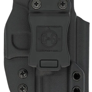 C&G Holsters 1864100 Covert IWB Black Kydex Belt Clip Fits 1911 3.5" Right Hand