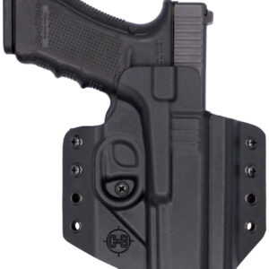 C&G Holsters 0000100 Covert OWB Black Kydex Belt Loop Glock 17/22/47