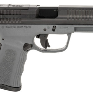 FMK FMKG49DG G3 9mm Luger 14+1 4" Stainless Steel Barrel, Black Optic Cut/Serrated Carbon Steel Slide, Dark Gray Polymer Frame w/Picatinny Rail, Black Backstrap Grip