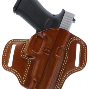 Galco CM270 Combat Master OWB Tan Leather Belt Slide Fits Browning Hi-Power/Springfield SA-35/Girsan MC P35/Match Right Hand