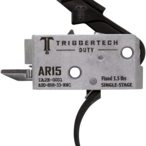 TriggerTech AH0SDB33NNC Duty Curved Trigger Single-Stage 3.50 lbs Draw Weight Fits AR-15