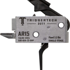 TriggerTech AH0SDB33NNF Duty Flat Trigger Single-Stage 3.50 lbs Draw Weight Fits AR-15
