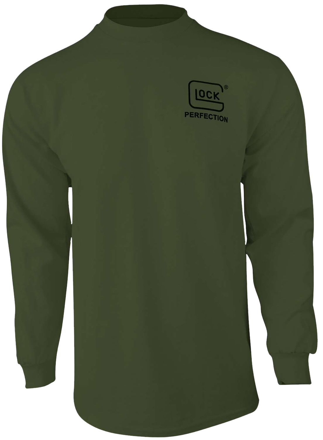 Glock AP96066 Born In Austria Military Green Pre-Shrunk Cotton Long Sleeve Medium