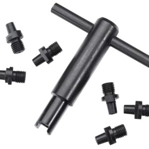 Pietta AC020+060 Revolver Nipple Wrench  w/ 6 Pack #10 Cap Nipples Fits All Pietta Black Powder Revolvers