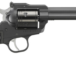 Ruger 2032 Super Wrangler 22 LR/22 WMR 6 Shot 5.50" Black Cerakote Steel Barrel & Frame, Black Cylinder, Black Checkered Polymer Grip, Transfer Bar Safety, Exposed Hammer