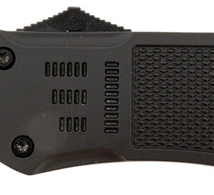 Steel River Knives T620BT Spartan 3.75" Tanto Black/Silver Blade 5.5" Black Aluminum Zinc Alloy Handle
