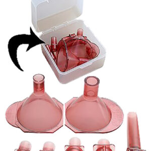 MTM Case-Gard AF7 Universal Powder Funnel Kit Red Multi-Caliber Plastic