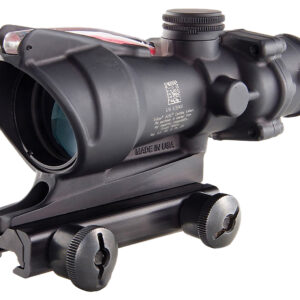 Trijicon TA31D100288 ACOG Matte Black 4x32mm Illuminated Red Chevron .223/5.56 BDC Reticle