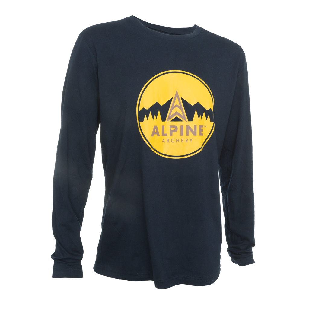 Alpine Long Sleeve Tee Navy 2X - Image 2