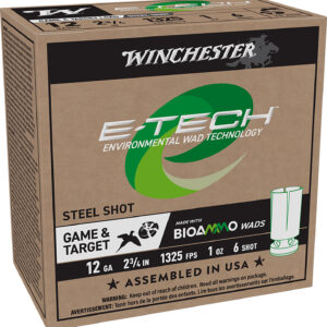 Winchester Ammo WCL12S6 E-Tech 12Gauge 2.75" 1oz 6Shot 25 Per Box/10 Case