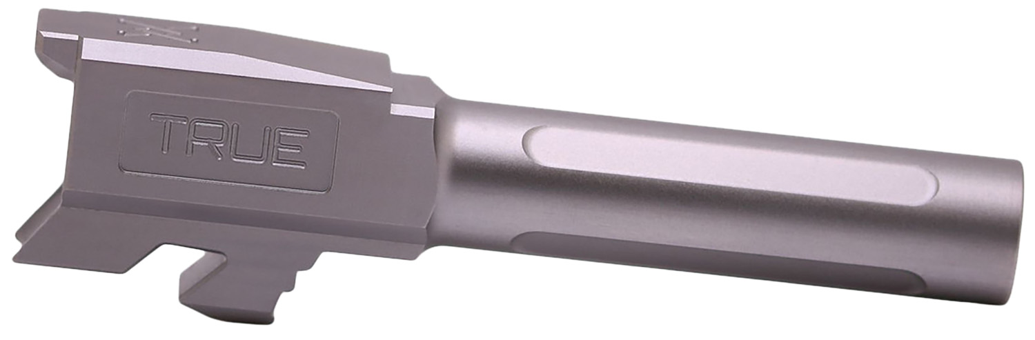 True Precision Inc TPG43BX Glock 9mm Luger 3.40" Fluted Satin Stainless Steel, Fits Glock 43/43X