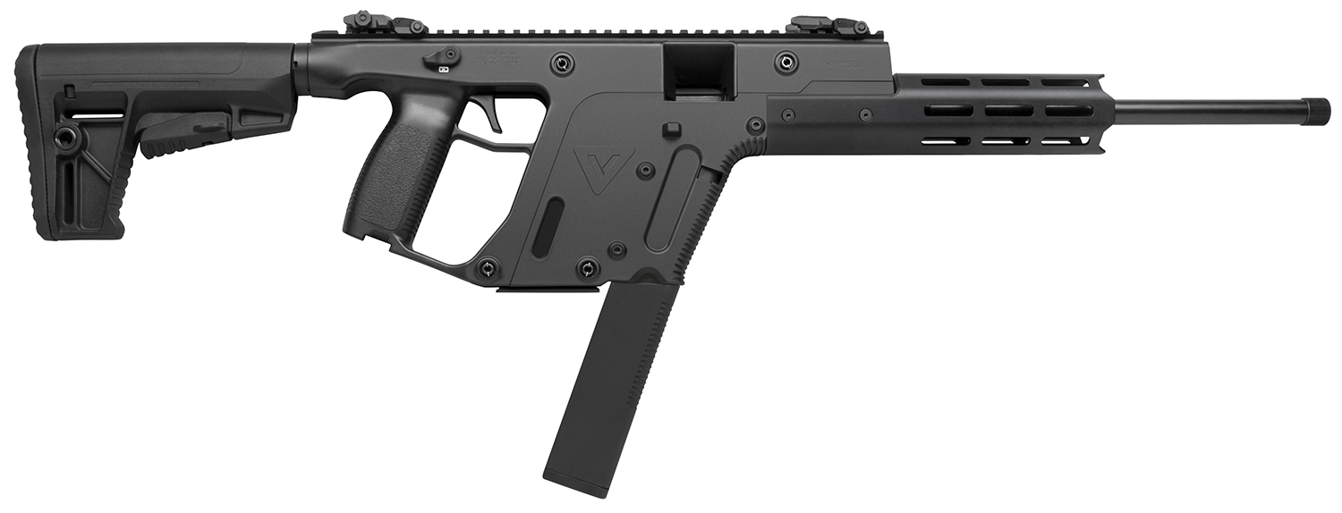 Kriss USA KV22CBL03 Vector CRB Gen2 Full Size 22 LR 30+1 16" Black Nitride Threaded Barrel, Black Picatinny Rail Aluminum Receiver, M-LOK Handguard, Black 6 Position Synthetic Stock, Black Polymer Gri
