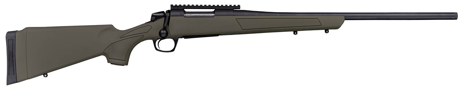 CVA CR3908G Cascade 22-250 Rem 4+1 22" Black Cerakote Steel Threaded Barrel, Black Cerakote Receiver, OD Green Synthetic Stock