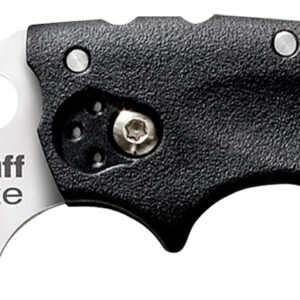 Cold Steel CS20LTZ Tuff Lite  2.50" Folding Sheepsfoot Plain AUS-8A SS Blade, 3.50" Black Textured Griv-Ex Handle