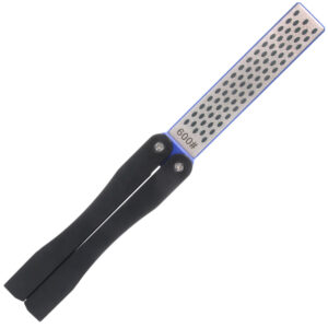 Cold Steel CSKSDSDW Double Sided Knife Sharpener Black Folding Diamond Sharpener Coarse/Fine