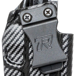 Rounded Gear SFAHELLCATPROCFRHVAR Kydex IWB Black Kydex Fits Springfield Hellcat Pro Belt Clip Right Hand