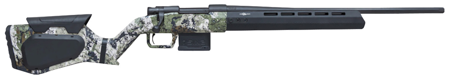 Howa HHERA65CCFXK7 Hera H7 6.5 Creedmoor 5+1 24" Black Heavy Threaded Barrel, M-LOK, XK7 Kings Camo w/Black Webbing Adjustable Synthetic Stock, Right Hand