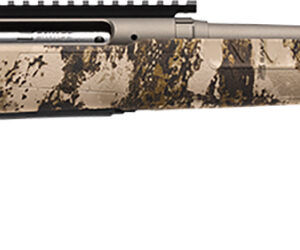 Savage Arms 32337 Axis 2 Pro Compact 223 Rem 4+1 20" Gun Metal Bronze Cerakote Heavy Sporter Threaded Barrel & Picatinny Rail Carbon Steel Receiver, Fixed Western Camo Synthetic Stock, Right Hand