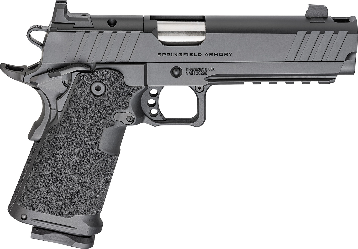 Springfield Armory PH9119AOSLCCOMP Prodigy 9mm 10+1 5" Stainless Black Cerakote Optic Ready Carbon Steel Slide Black Polymer Grip
