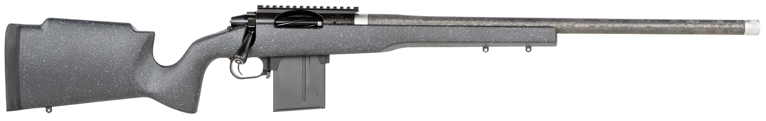 Proof Research 137857 Elevation MTR 2.0 6.5 PRC 22" Carbon Fiber Match Grade Threaded Barrel, Black Cerakote Steel Receiver w/Picatinny Rail, Black Granite Fixed Proof Carbon Fiber Stock, Right Hand