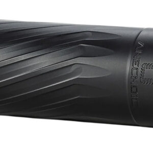 Anechoic X35B Anechox 35 35Cal/338Lapua/338/35Magnums Black Stainless Steel/Titanium 1 3/8"x24 w/ 1/2"x28 DTA