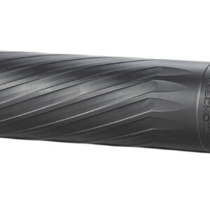 Anechoic X35LB Anechox 35L 35Cal/338Lapua/338/35Magnums Black Stainless Steel/Titanium 1 3/8"x24 w/ 1/2"x28 DTA