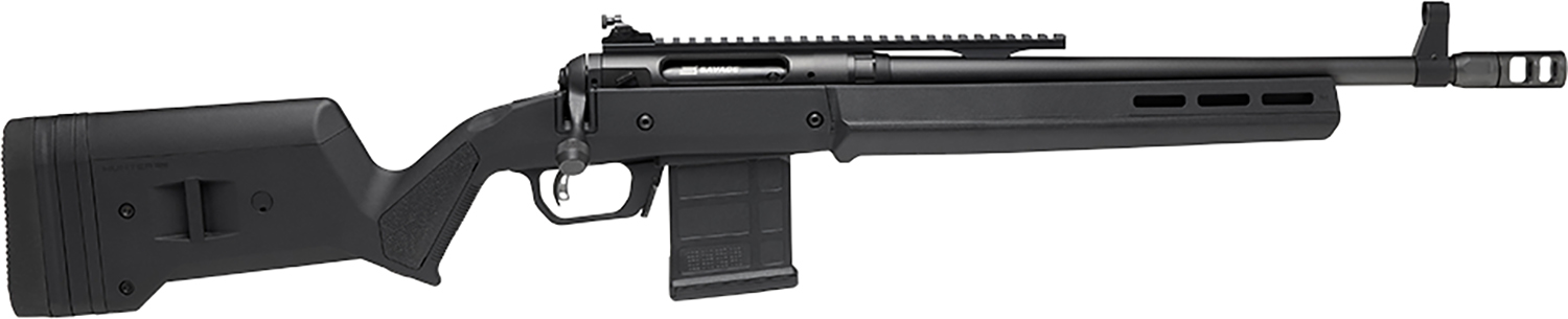 Savage Arms 58176 110 Scout Full Size 350 Legend 10+1 16.50" Matte Black Threaded Barrel, Picatinny Rail Carbon Steel Receiver, Black Magpul Hunter Synthetic Stock