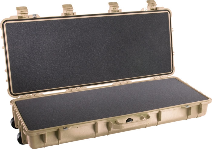 PELICAN 1700 CASE W/ WHEELS - 3 PC FOAM FITS 34" GUNS TAN - Image 2