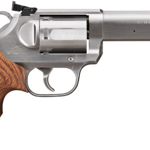 Kimber Mfg, Inc 3400032CA K6S Target GFO *CA Compliant DA/SA 357 Mag 6rd 4" Brushed Stainless Steel Barrel & Cylinder, Brushed Stainless Stainless Steel Frame, Diamond Checkering Grip, Exposed Hammer