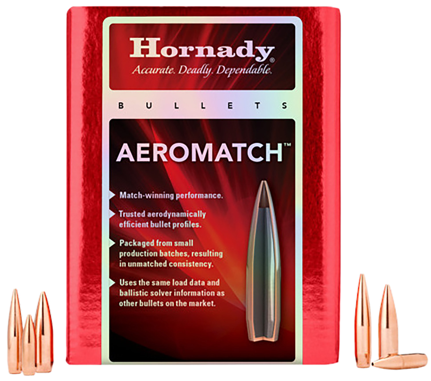 Hornady 227711 22Cal .224 69gr Hollow Point Boat Tail 500 Per Box/6 Case