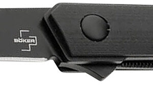 Boker 01BO329 Plus Kwaiken Air Mini Pocket 3.07" Plain Black G10 Handle