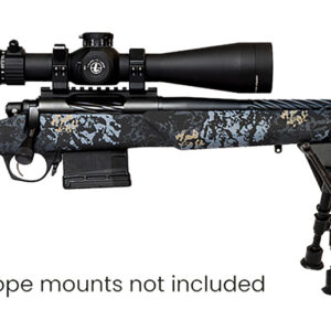 Horizon Firearms RF017S222214T19 Vandal Prime 22 Creedmoor 22" Black Spiral Fluted Threaded Barrel, Drilled & Tapped Receiver, Textured Iota EKO Carbon Fiber Stock