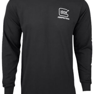 Glock AP96101 Perfection Long Sleeve Tee Black Pre-Shrunk Cotton Long Sleeve XL