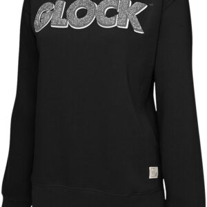 Glock AP96257 Crewneck Raglan Fleece Black Cotton/Polyester Long Sleeve Large