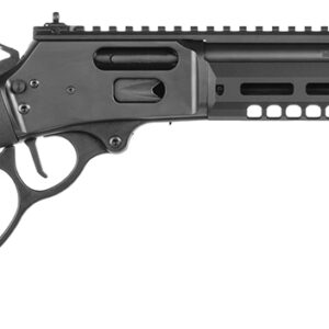 Smith & Wesson 14194 1854 Stealth Hunter 357 Mag 8+1 16.30" Black Armornite Threaded Barrel, Black Anodized Picatinny Rail Receiver, Fixed w/Textured Grip Panels Black Synthetic Stock