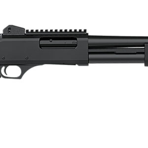 Dickinson LLC TAC4ST Tac-4 ST 12 Gauge Pump 3" 5+1 Black Steel Barrel, Matte Black Picatinny Rail Receiver, Adj Comb Synthetic Stock, Black Polymer Grip