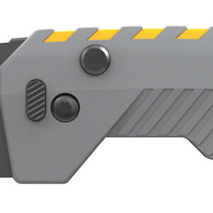 Outdoor Edge XDS230AC Razor XD2 3" Folding Plain 420J2 SS Blade Gray/Yellow
