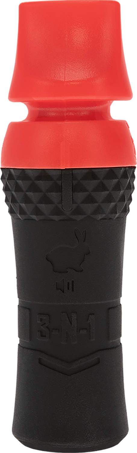 Hunters Specialties HSJS3N1PRCALL 3-In-1 Predator Call Black/Red
