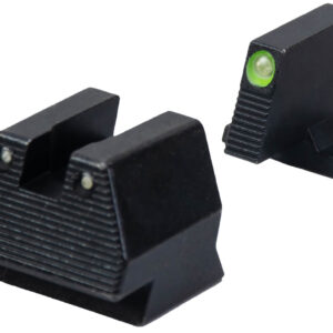 HK 51000939 Night Sight Set Fixed Green Tritium/Black Frame Fits HK VP9 9mm Luger