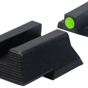 HK 51000932 Night Sight Set Iron Sight Green Tritium Black Frame Fits HK VP9/VP40/P30/HK45