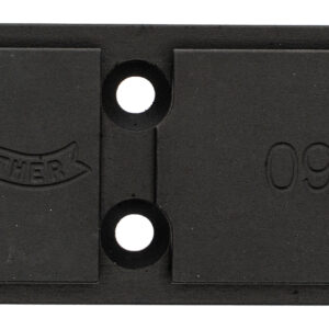 Walther Arms 5136208 Optic Plate  Black Steel Fits Walther PDP 2.0