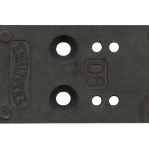 Walther Arms 5136197 Optic Plate  Black Steel Fits Walther PDP 2.0
