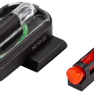 HiViz CKMFD21 FastDot H3 Red/Fiber Optic Green Tritium Black Frame Fits Canik Mete