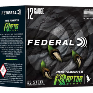 Federal RRS1382 Rob Roberts Raptor 12Gauge 3" 1 3/8oz 2Shot 25 Per Box/10 Case
