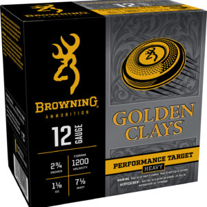Browning Ammo BGC12M7 Golden Clays 12Gauge 2.75" 1 1/8oz 7.5Shot 25 Per Box/10 Case